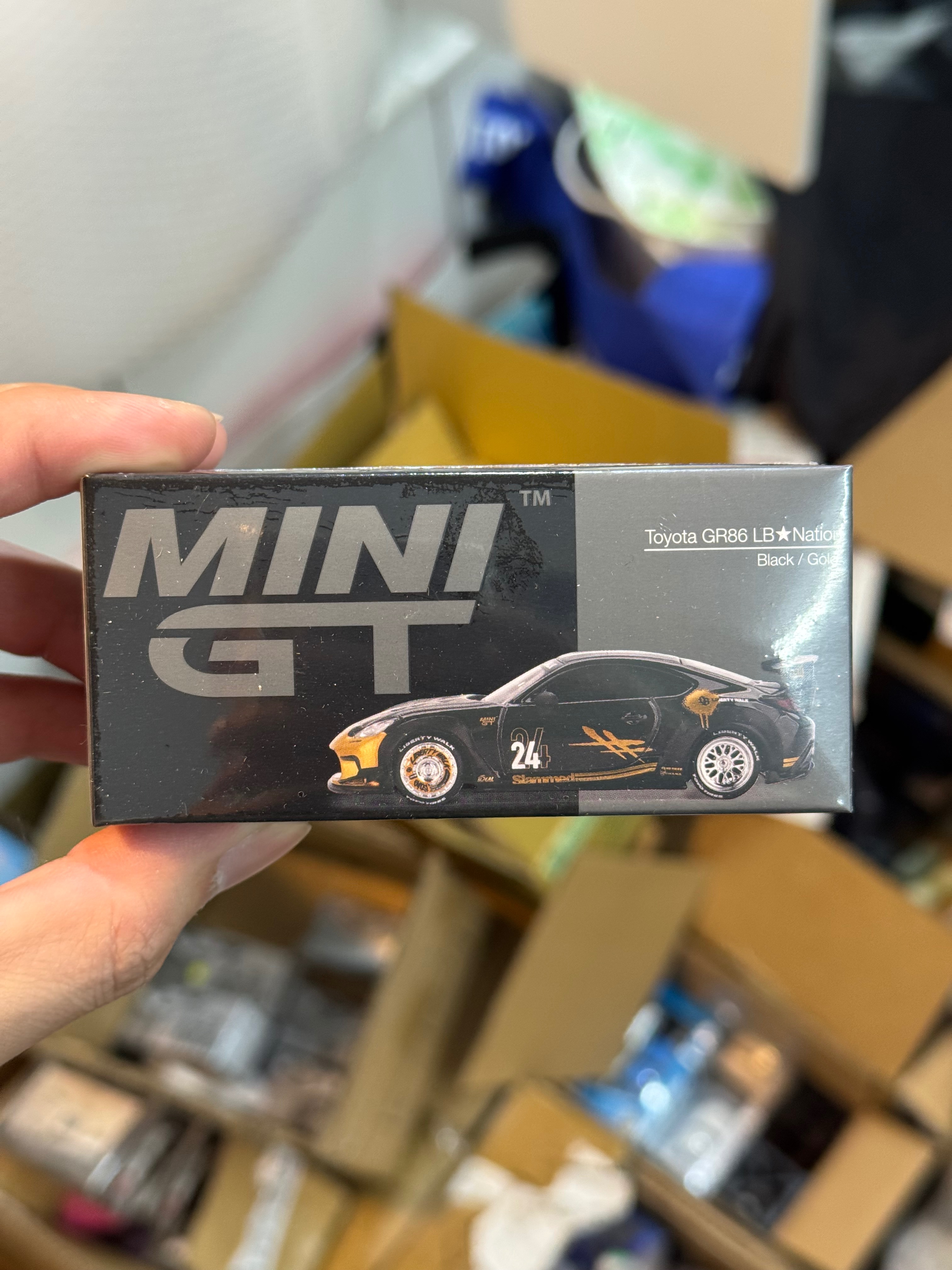 Mini GT 1149 LB GR86 黑金