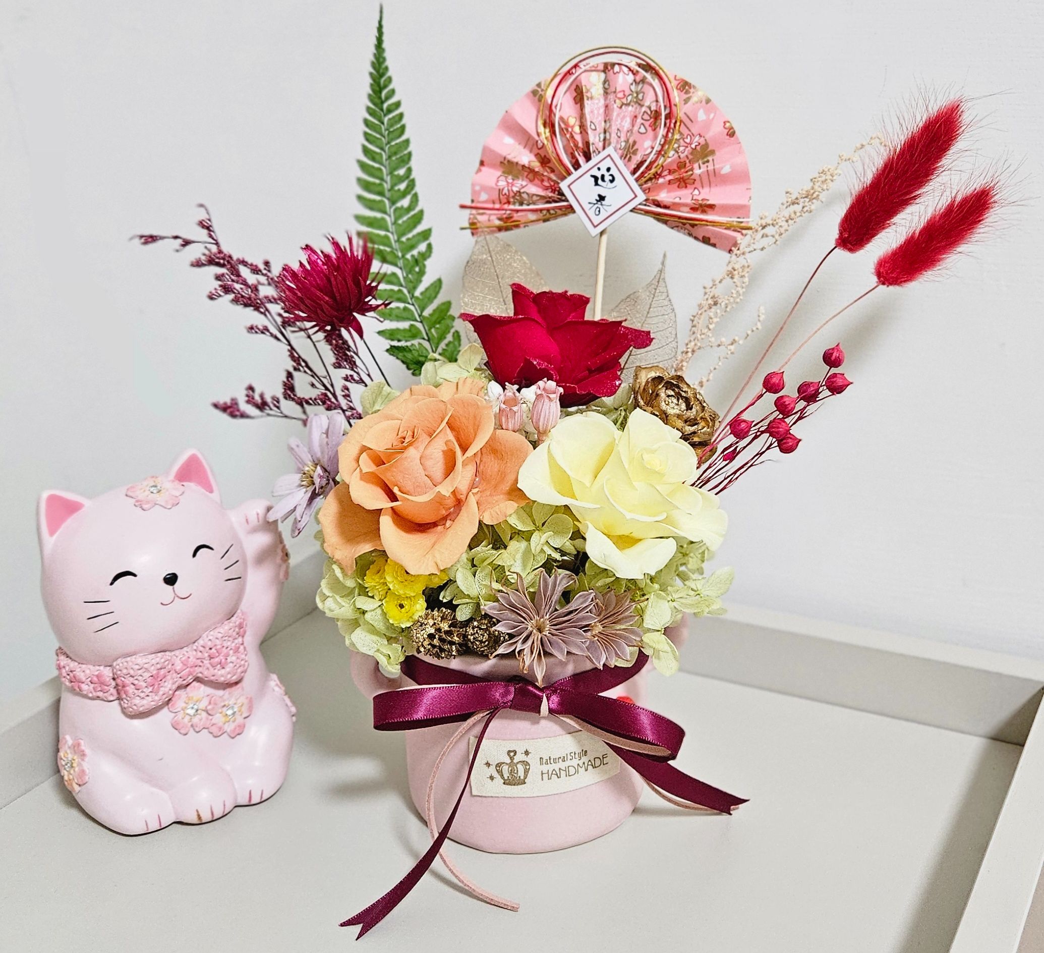 *🕊️ﾟ皎月有花*🕊️ﾟ 永生桌花 🌸 花悅吉幸 🌸