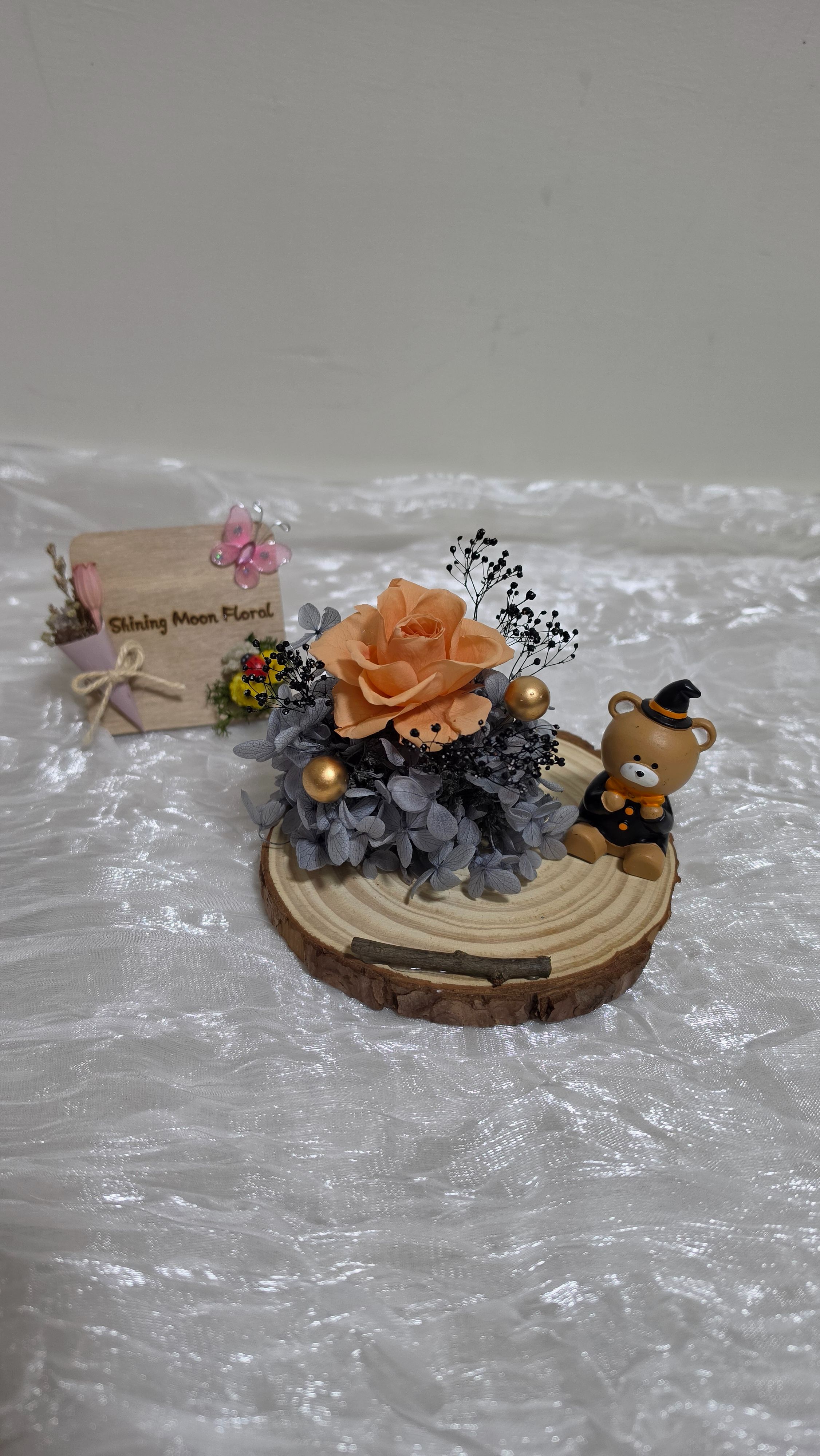 *🕊️ﾟ皎月有花*🕊️ﾟ 永生花名片座