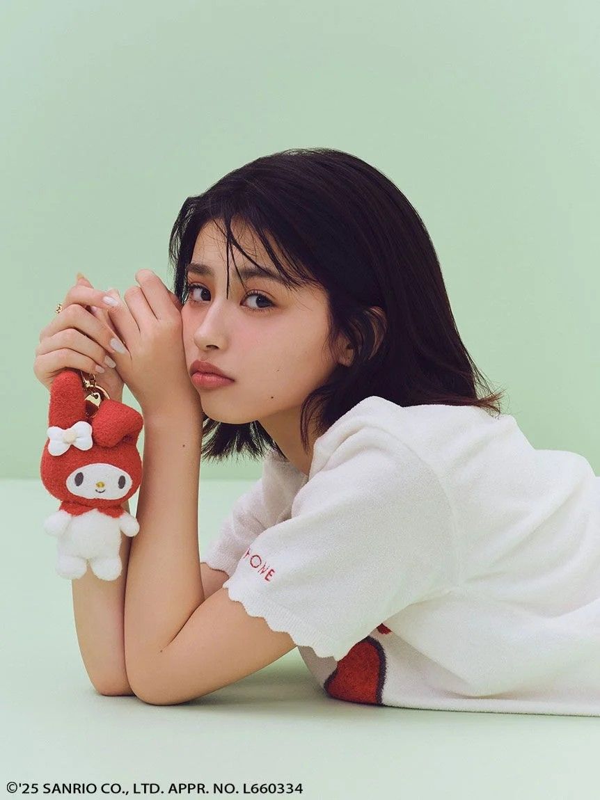 Snidel Home 三麗鷗聯名系列♪ Melody 美樂蒂限定聯名 零錢包 娃娃吊飾 包包吊飾