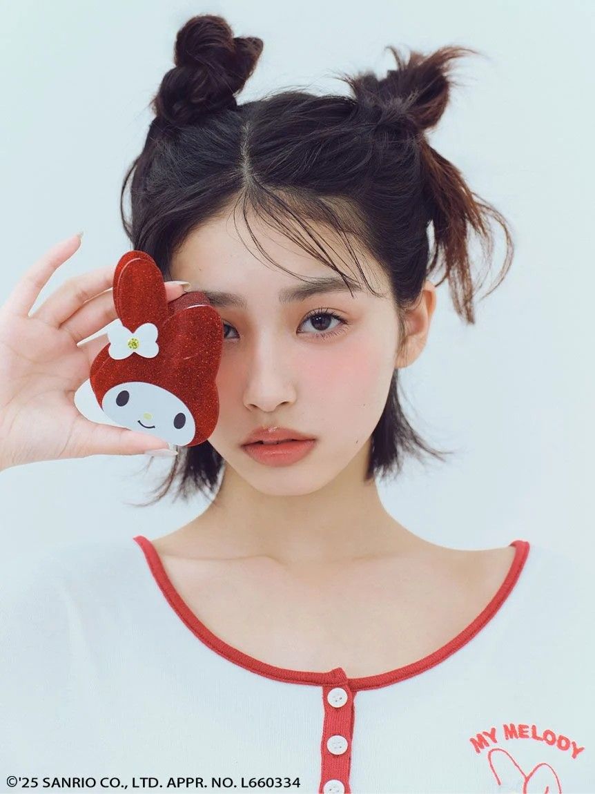 6/5陸續出 Snidel Home 三麗鷗聯名系列♪  My Melody 美樂蒂限定聯名 超甜美 髮夾 鯊魚夾