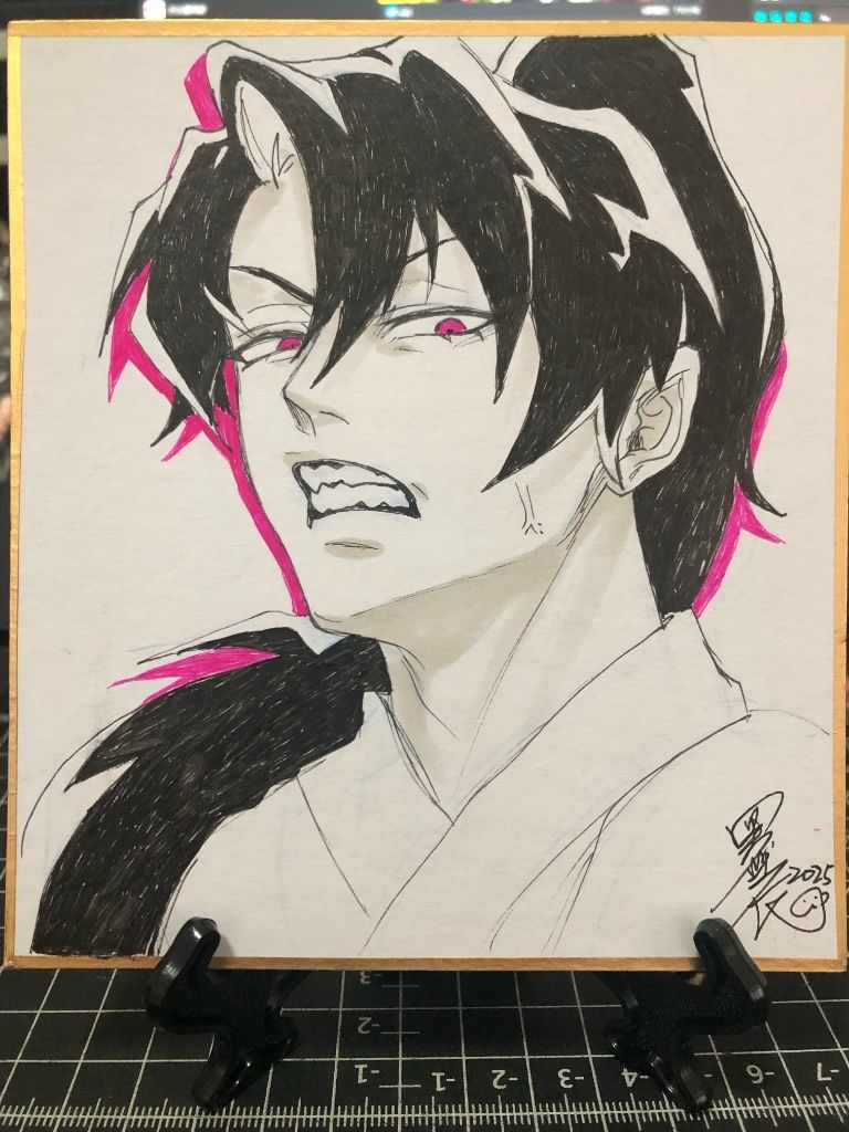 【手繪簽名板】-青明