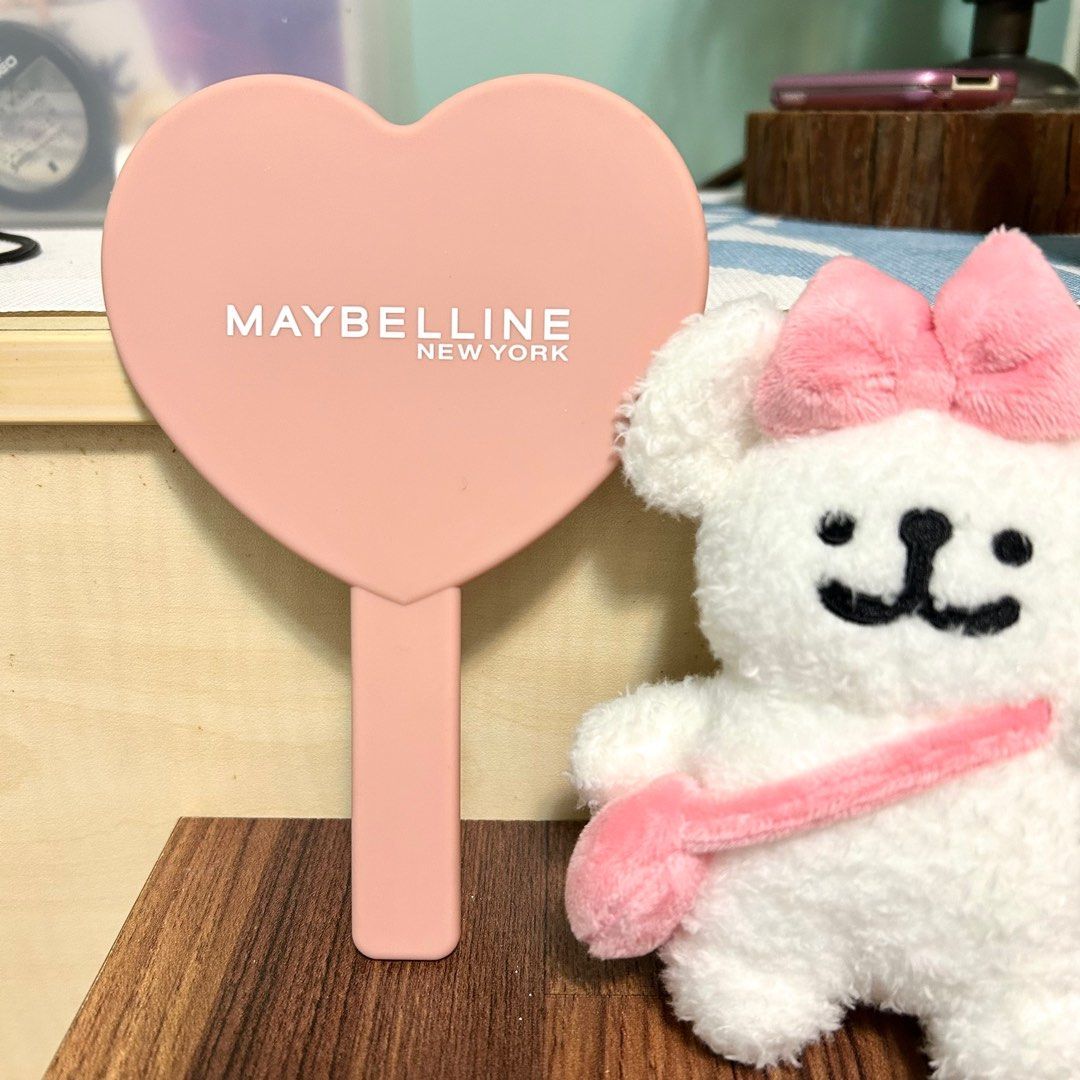 全新手持鏡 Maybelline 媚比琳 矽膠磨砂手感