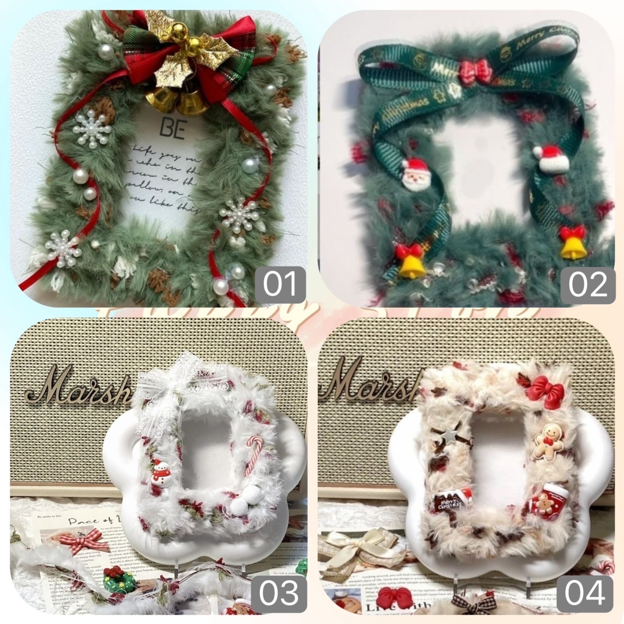 🎄聖誕毛絨咕卡套