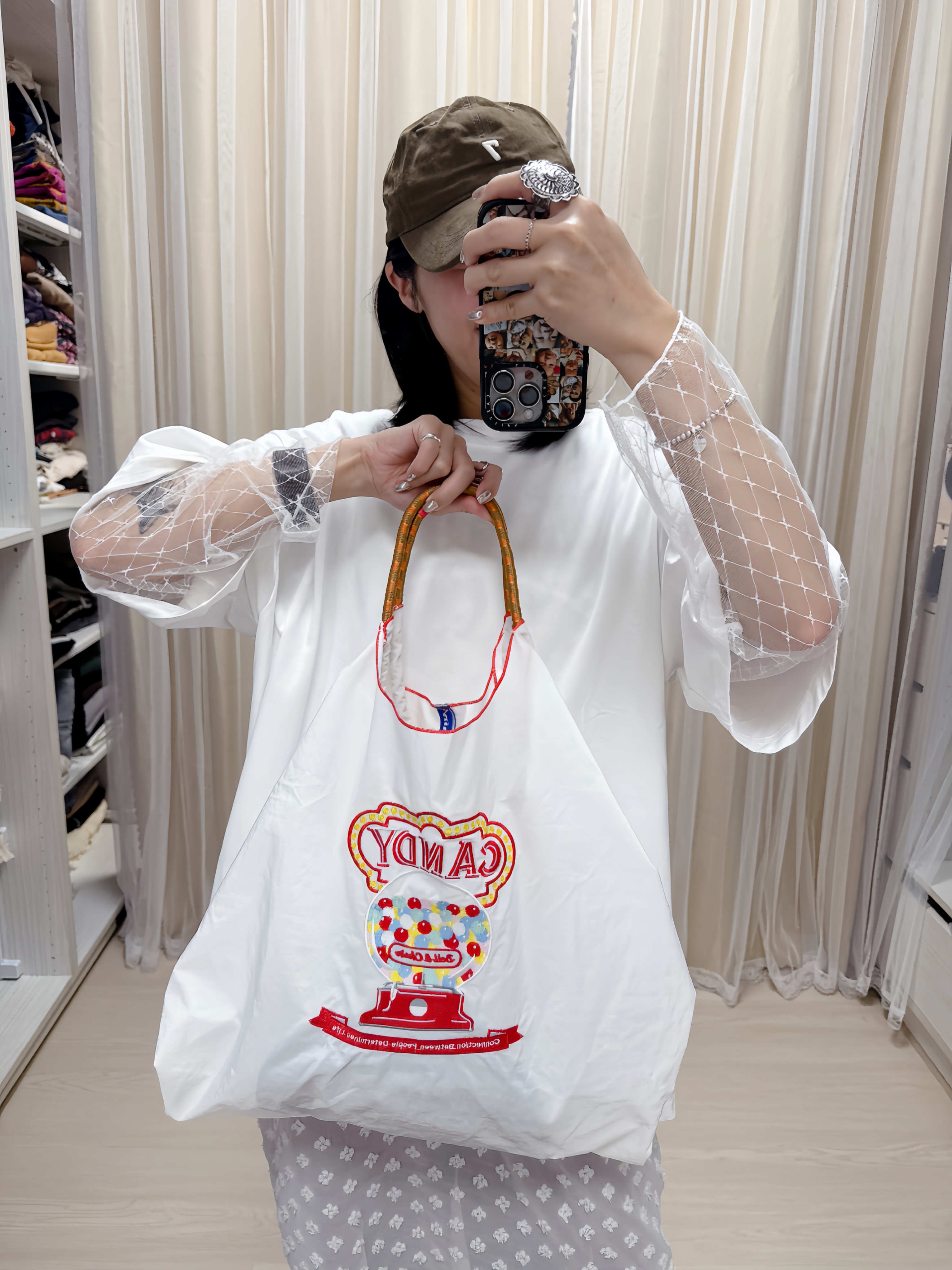 刺繡托特包（甜到心坎裏）