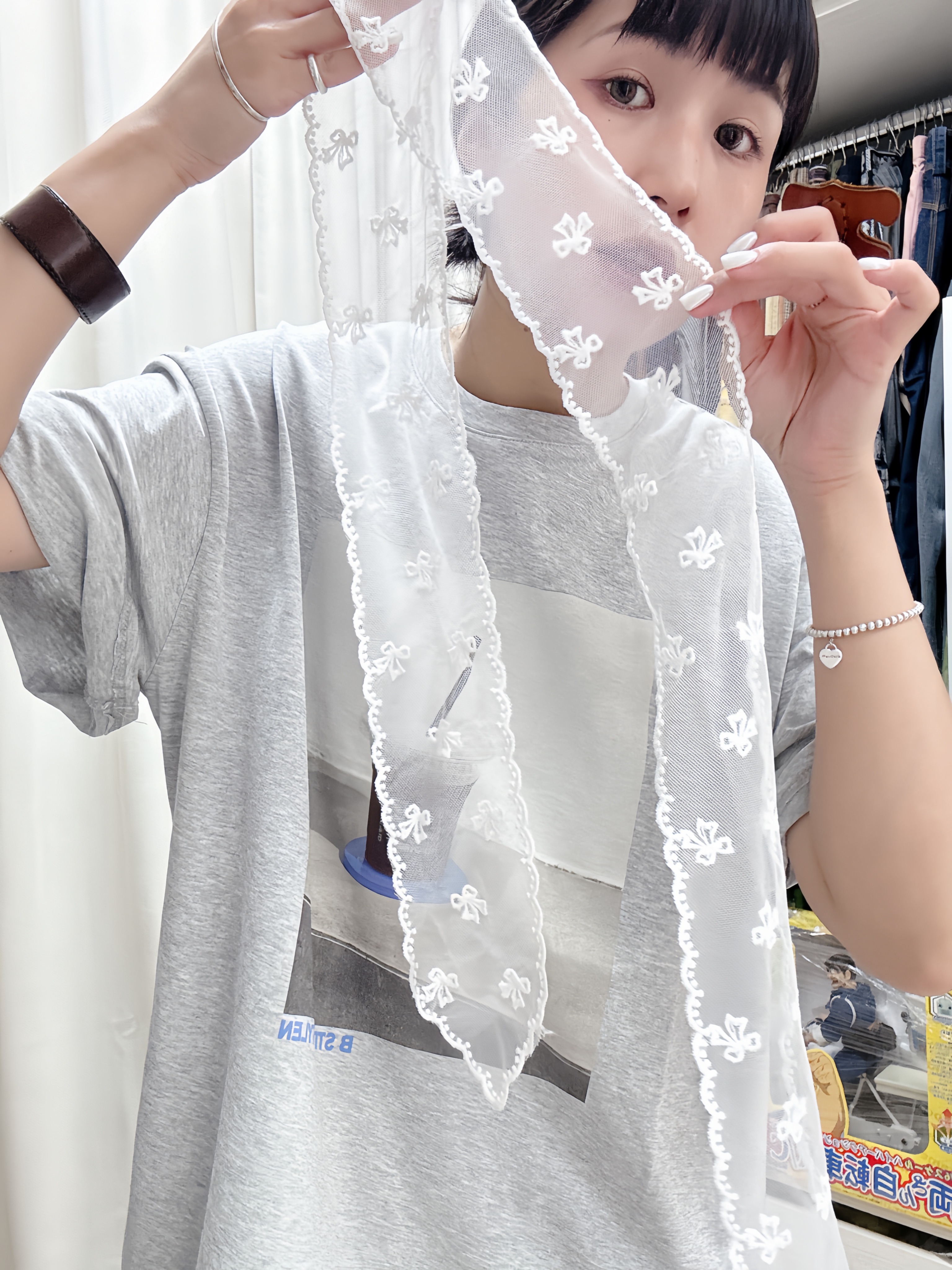 萬用蕾絲領巾