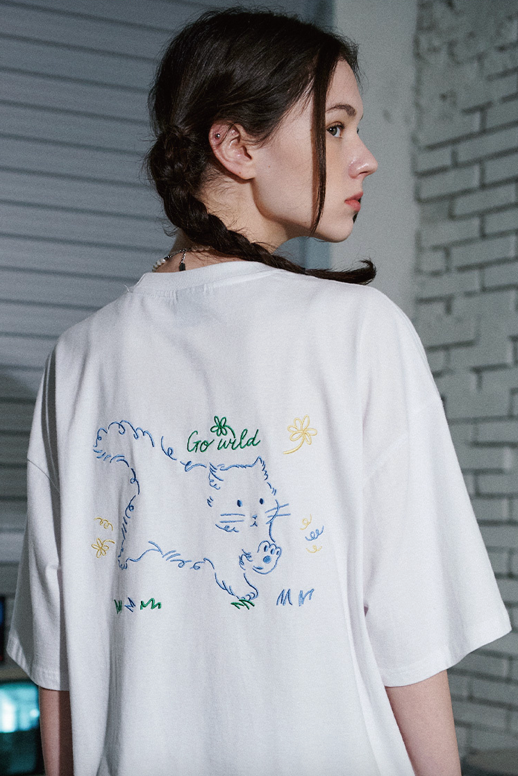 CPGN 刺繡 Wild Cat短踢
