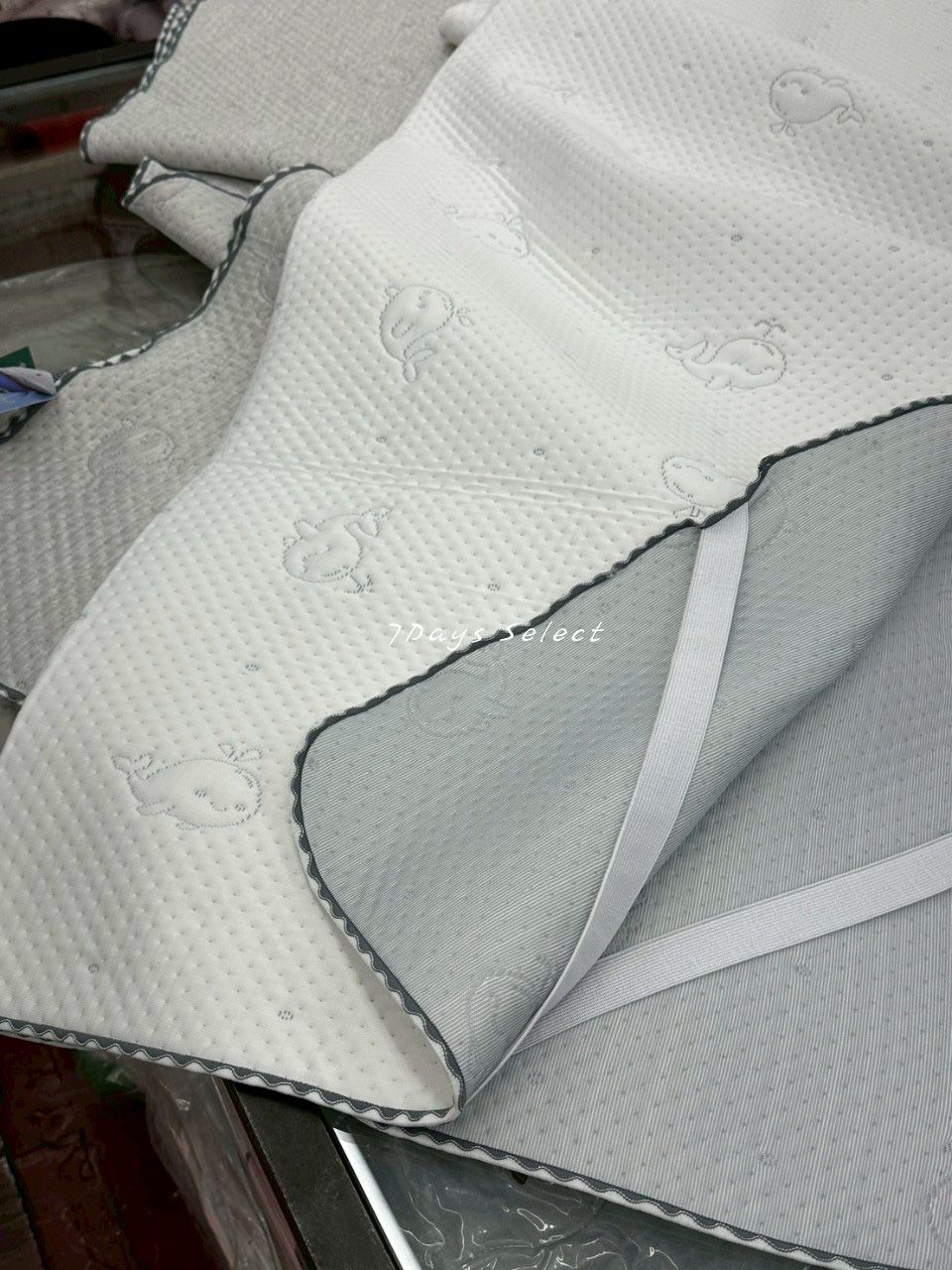 K505/可愛鯨魚-韓國製涼感床墊