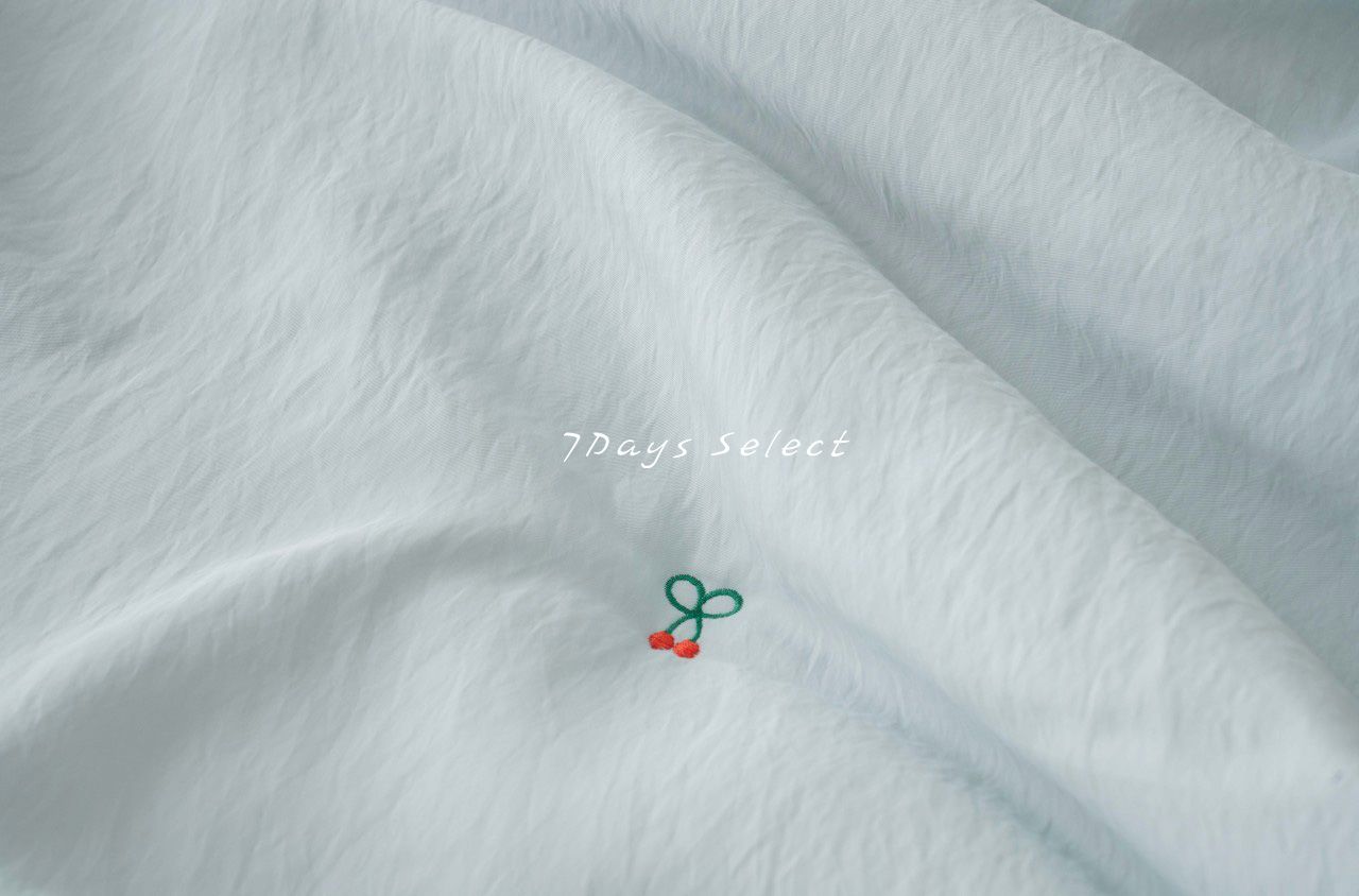 K515/刺繡櫻桃-韓國製涼感被