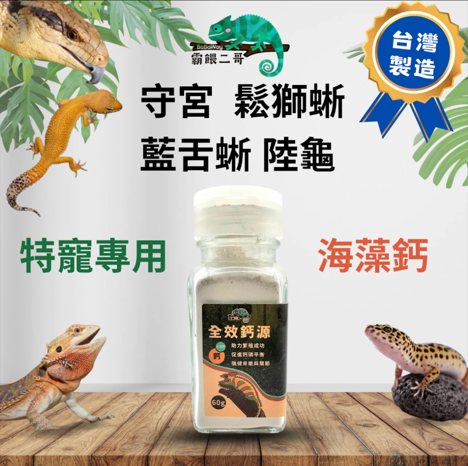 爬蟲專用鈣粉