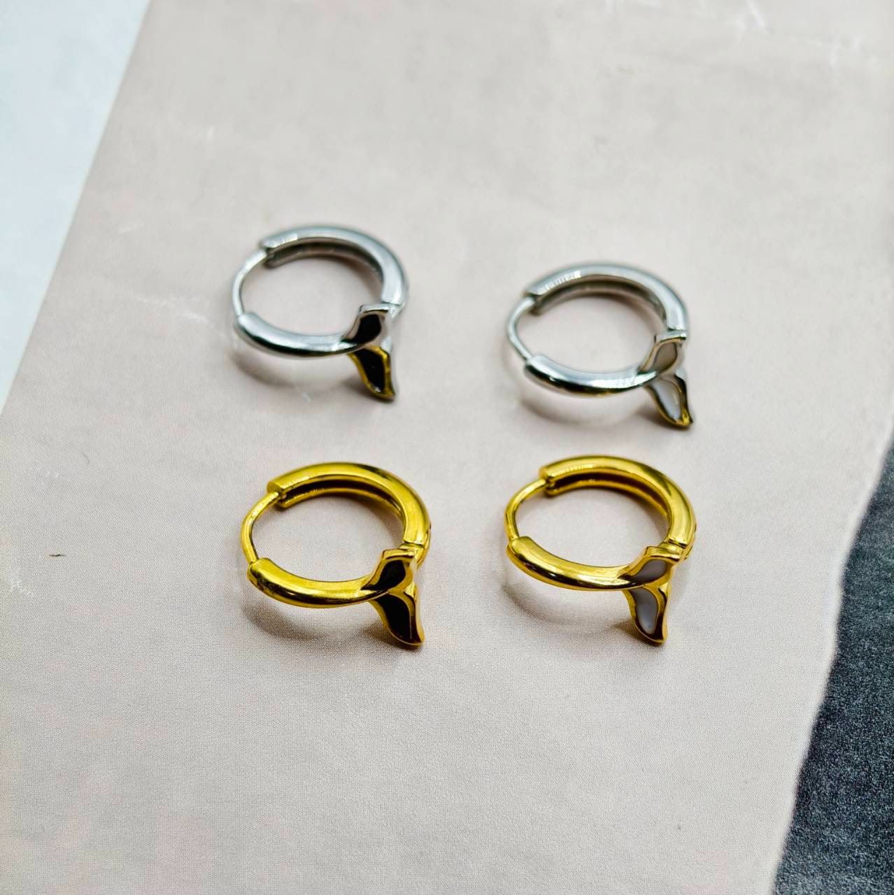 316L醫療鋼人魚耳扣