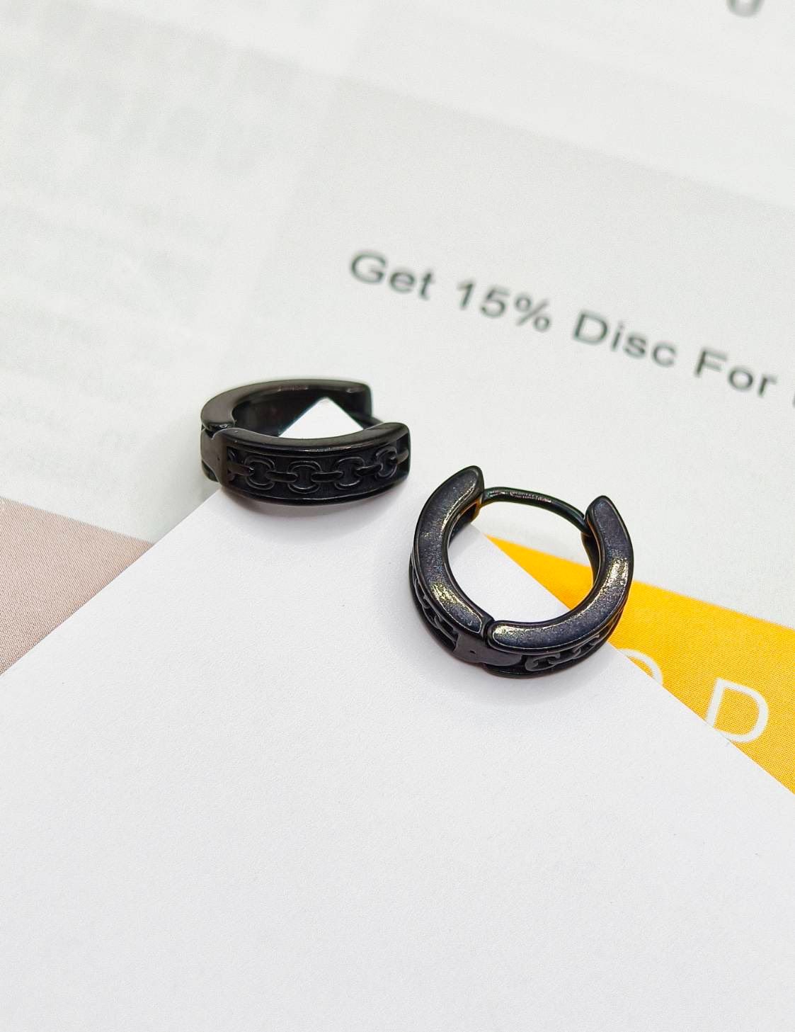 316L醫療鋼個性鏈條刻紋