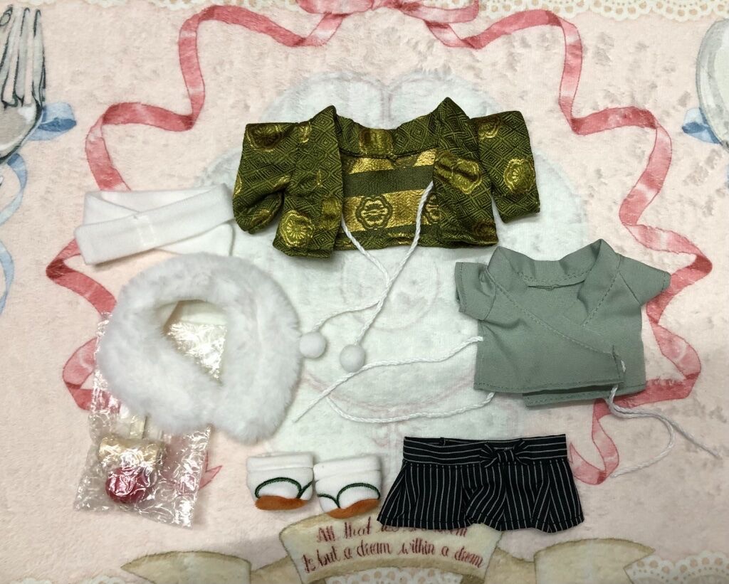新年和服綠