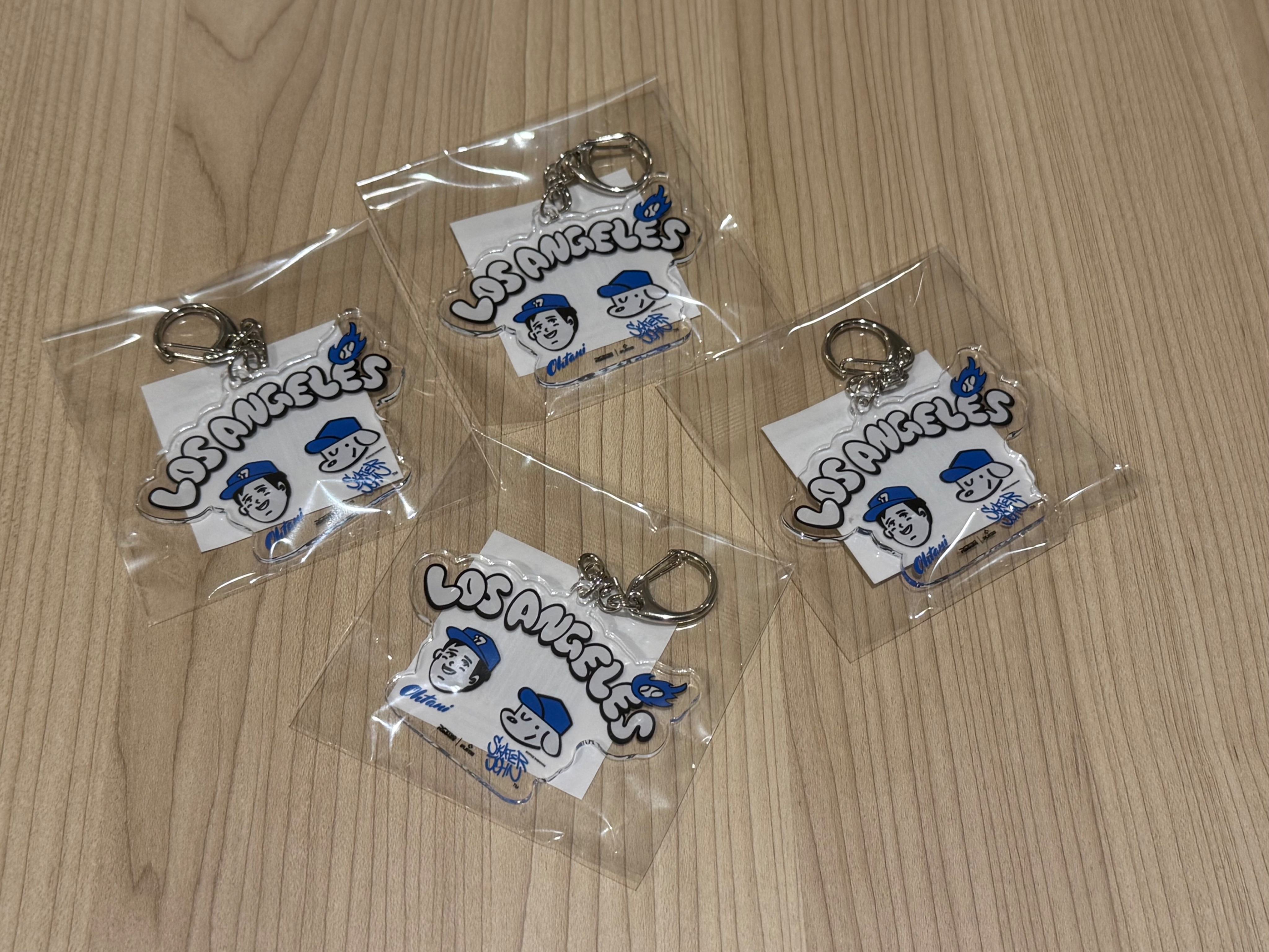 SKATER JOHN × RYNO SPORTS × MLB PLAYERS 吊飾