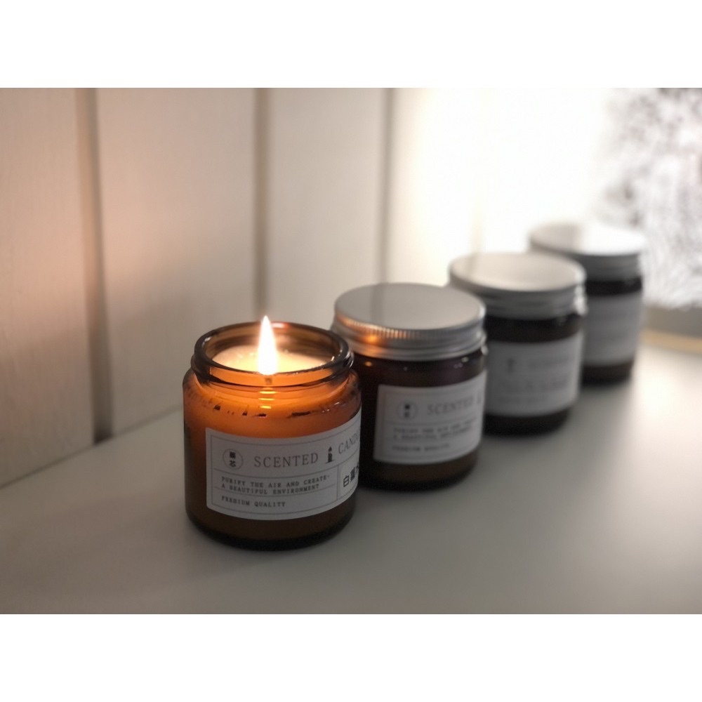 【手工大豆蠟燭】🕯️100g香氛精油蠟燭｜含蜂蠟丨香味量身製作｜禮物