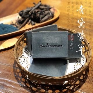 蓁芯皂坊【潤燥聖草 青黛茶油皂系列】SGS檢驗符合標準│山茶全身皂│髮皂│頭皮困擾│苦楝頭皮調理│冷製手工皂│禮物禮盒