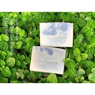 蓁芯皂坊【茶樹尤加利 清肌控油皂】清爽潔淨│混合性│油性│痘痘肌│控油洗臉│手工皂│禮盒禮物