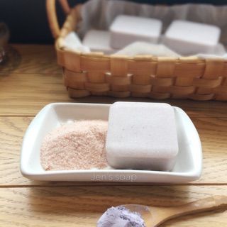 蓁芯皂坊【薰衣草玫瑰鹽皂】去角質│深層清潔│海鹽皂│油性肌膚│沐浴鹽│冷製手工皂│手工肥皂│禮盒禮物