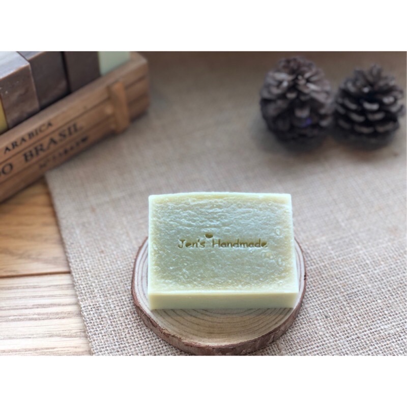 蓁芯皂坊【植萃綠茶皂】抹茶浸泡油🍵│兒茶素控油│中性肌混合性│冷製手工皂│手工肥皂│母乳代製皂