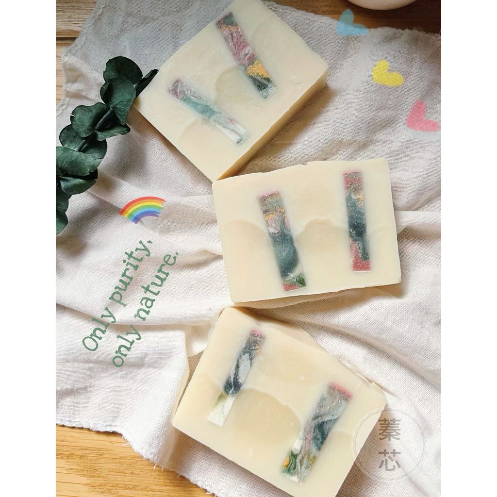 蓁芯皂坊【創皂 渲染皂】植萃沐浴│冷製手工皂│禮盒禮物
