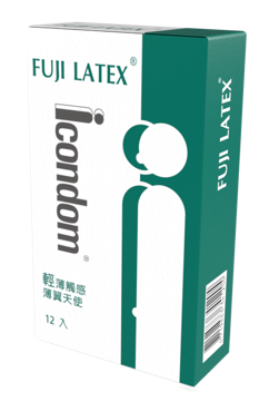 FUJI-NEO ICONDOM 艾康頓 薄翼天使衛生套 12入/盒