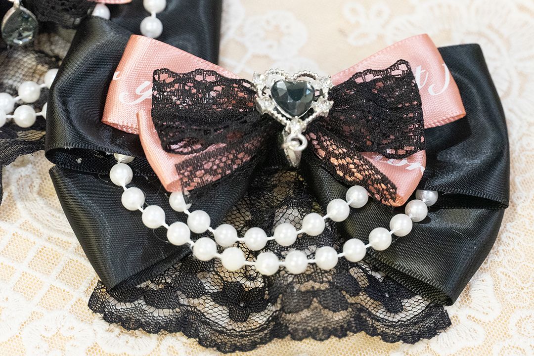 地雷系髮夾 一對「華麗公主之心」 手作商品 手作髮飾 #茉紡工作坊