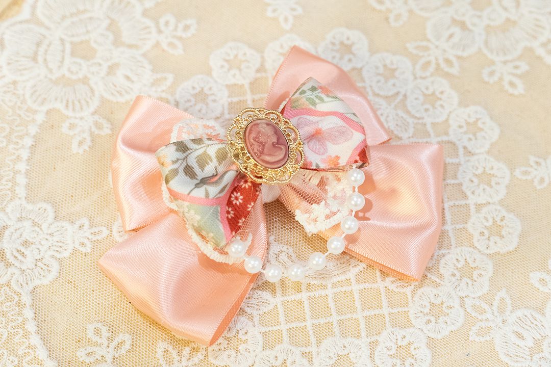 「古典珍珠」 手作髮夾 手作商品 手作髮飾 #茉紡工作坊