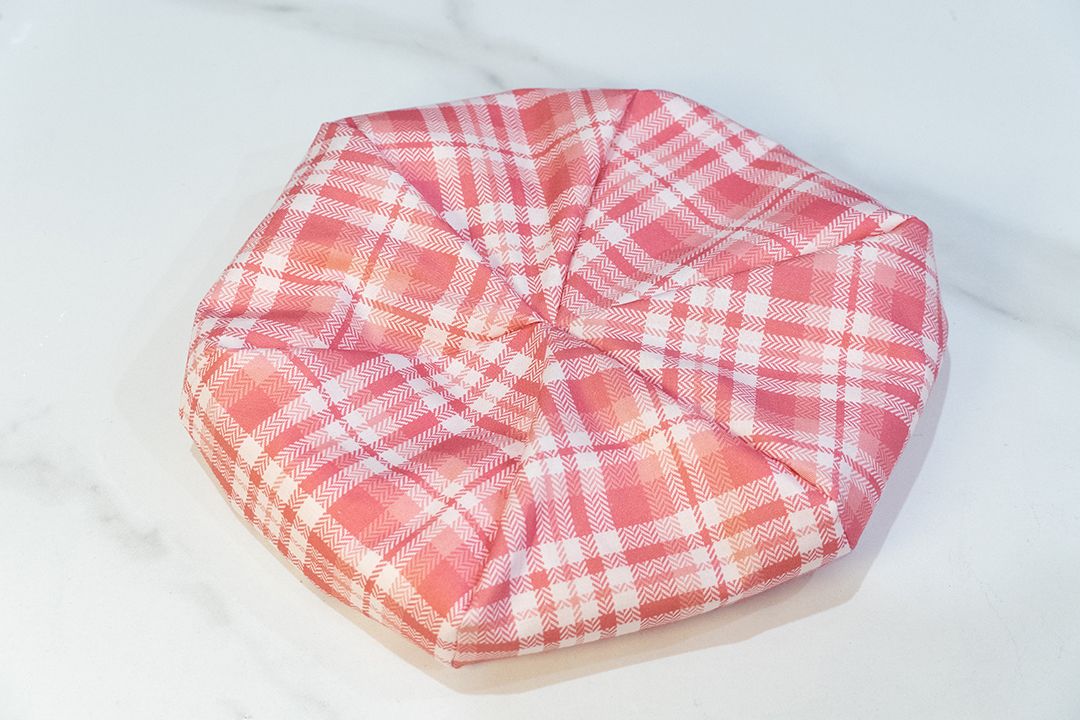 「瑪麗格紋-粉紅」純棉 手作貝蕾帽 貝雷帽