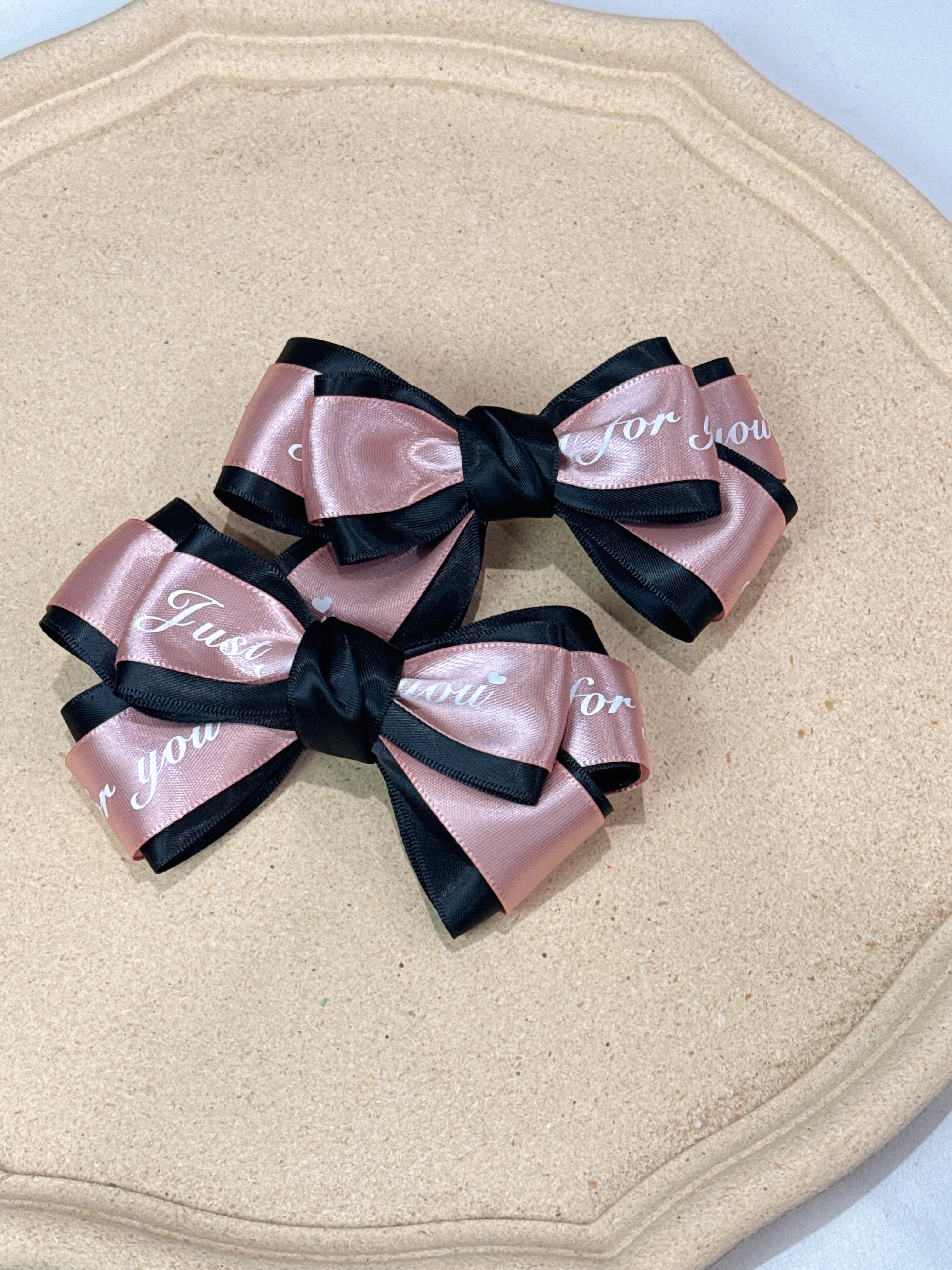 對夾「For you」 手作商品 手作髮飾 #茉紡工作坊