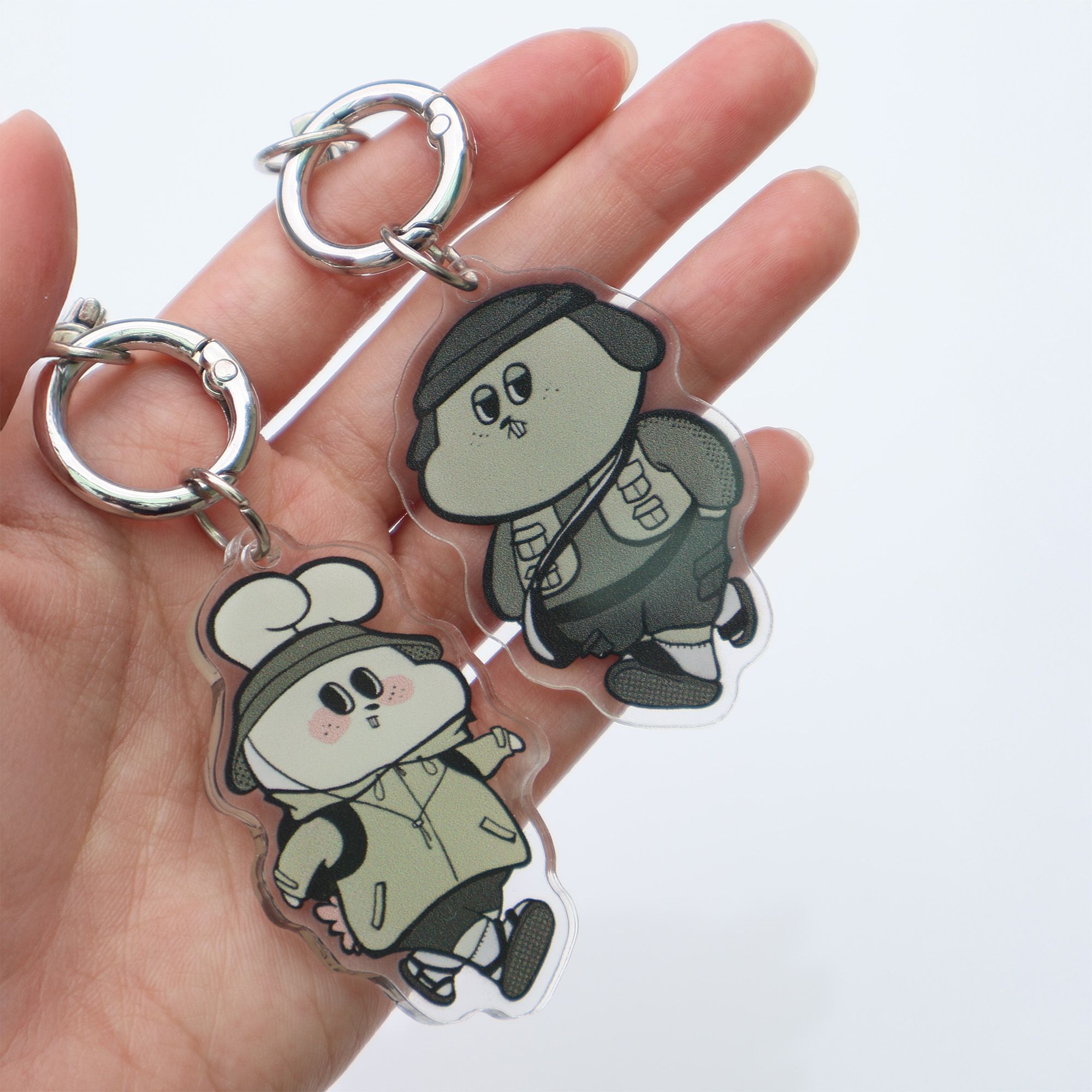 慢漫龜子｜壓克力鑰匙圈【無吊牌款】