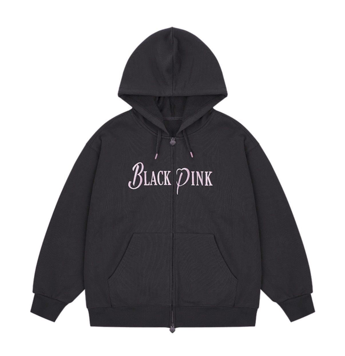 Blackpink 世巡周邊 連帽外套-炭黑色