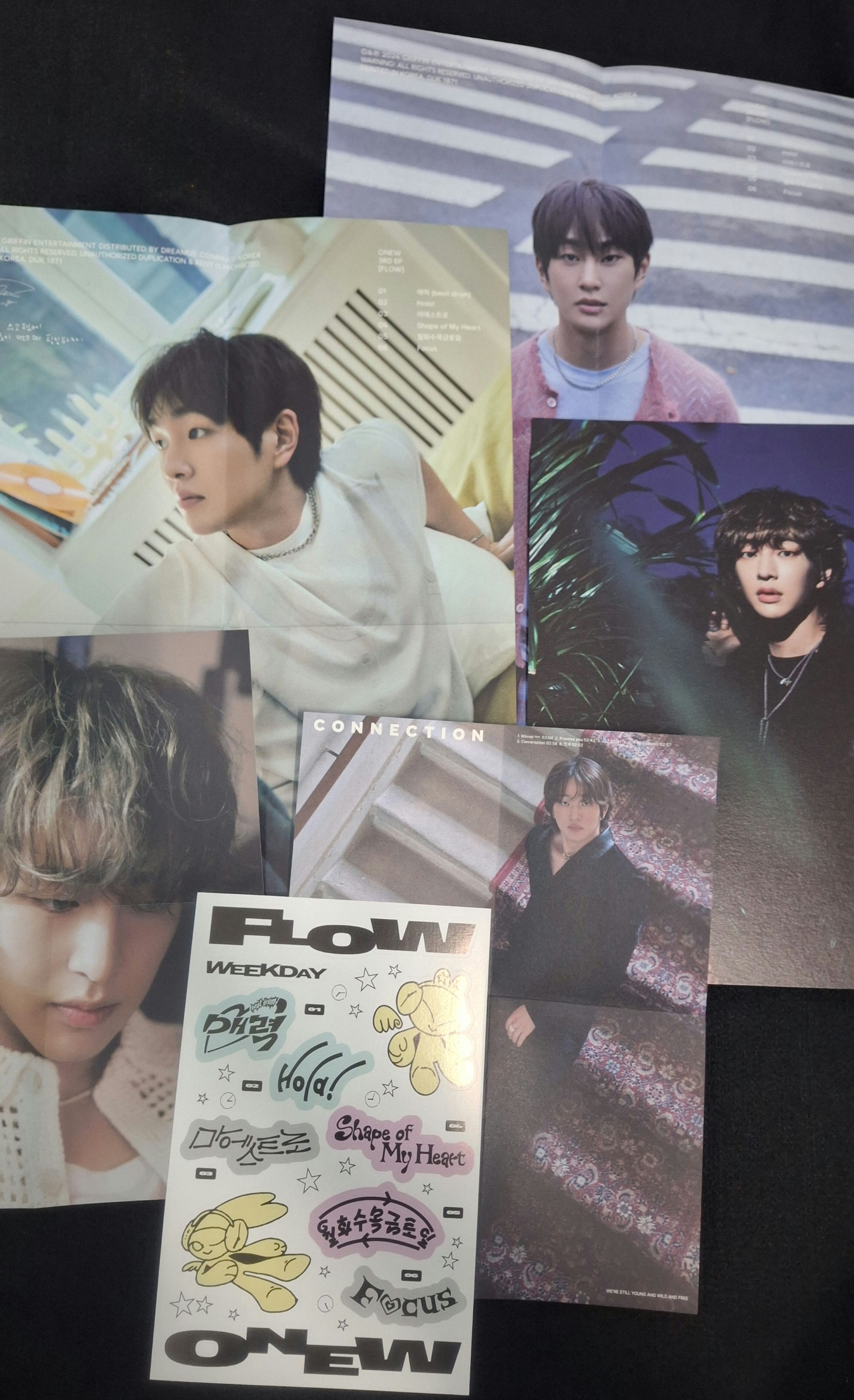 SHINee 溫流 海報 整圖不拆售 Flow Circle Hard Connection