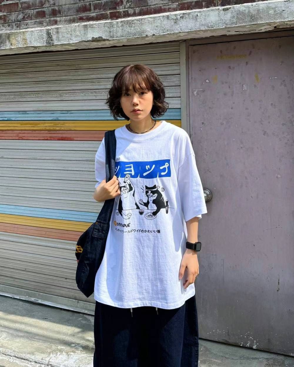 日文貓貓大Tee
