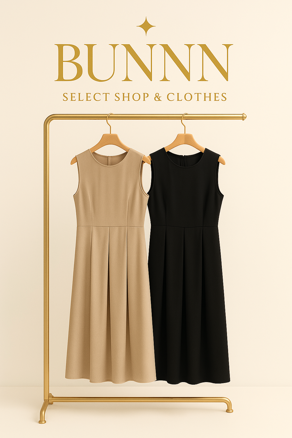 25SS Flowline Dress 春夏輕正裝無袖洋裝 2色