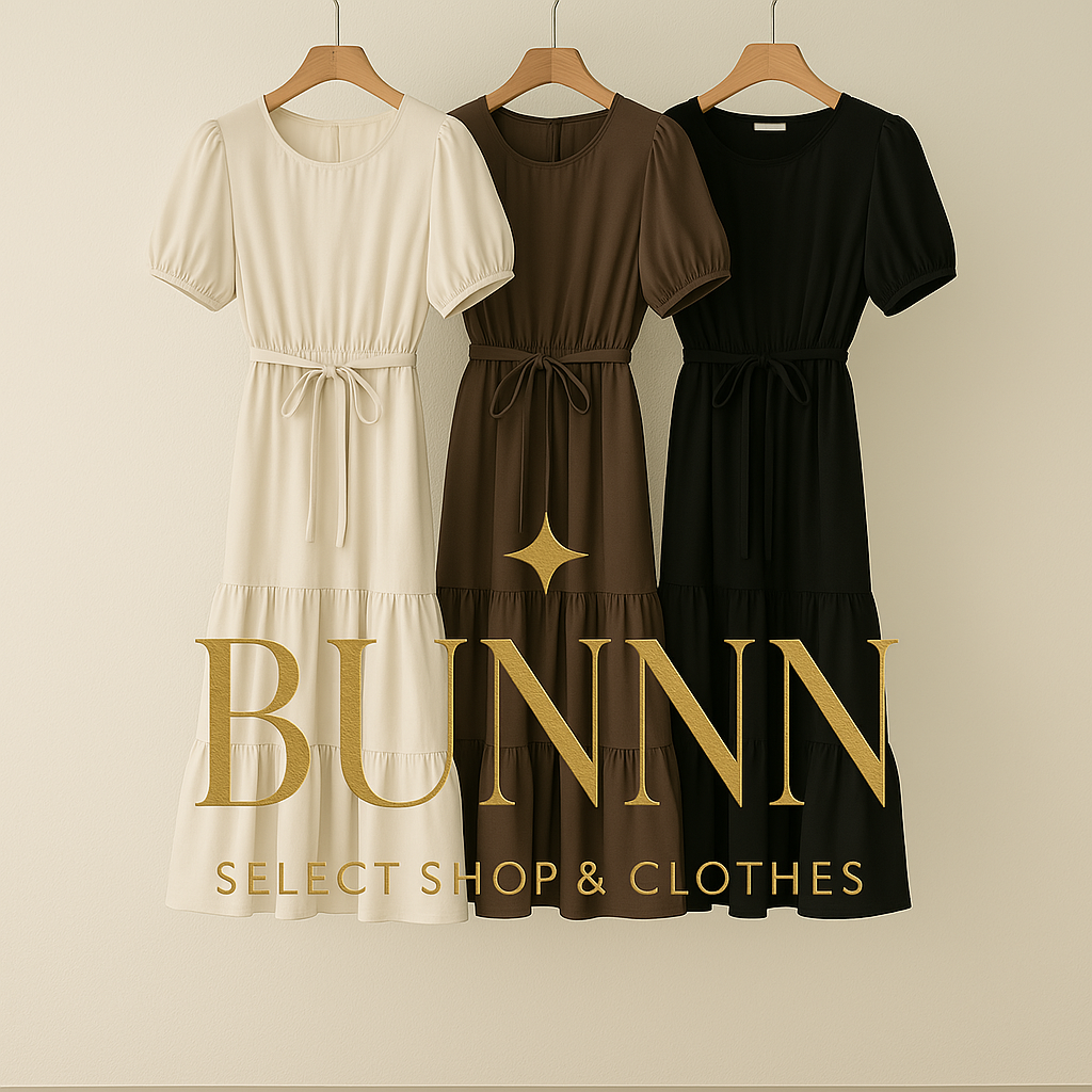 25SS Soft hour dress 溫柔時光波浪長洋裝 3色