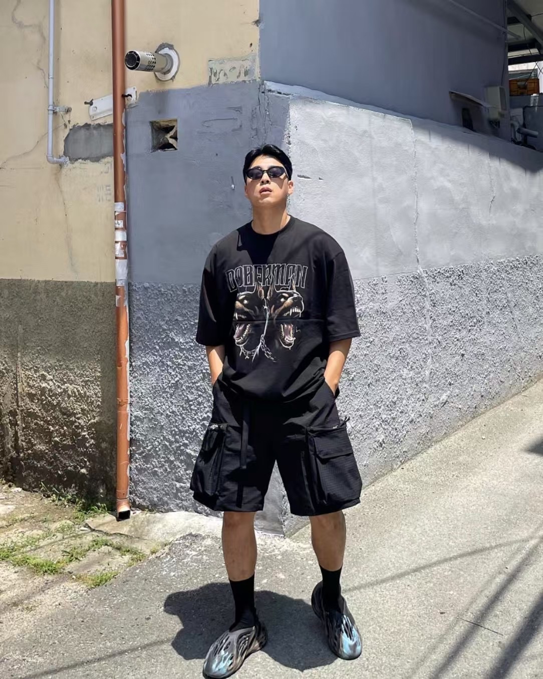 【BRITE9】韓國預購🔥 多口袋機能工裝短褲｜夏日穿搭 口袋褲 街頭風 工裝風 男女可穿