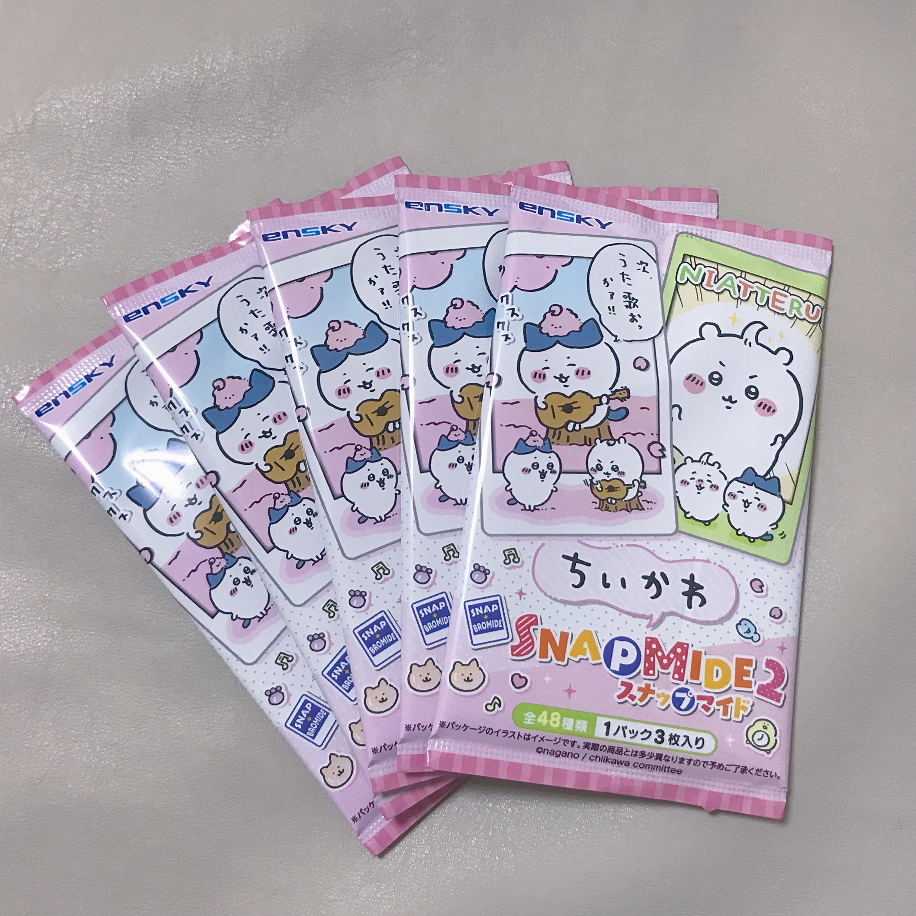 enSKY 吉伊卡哇 拍立得卡包 收藏卡 盲包 1包3張