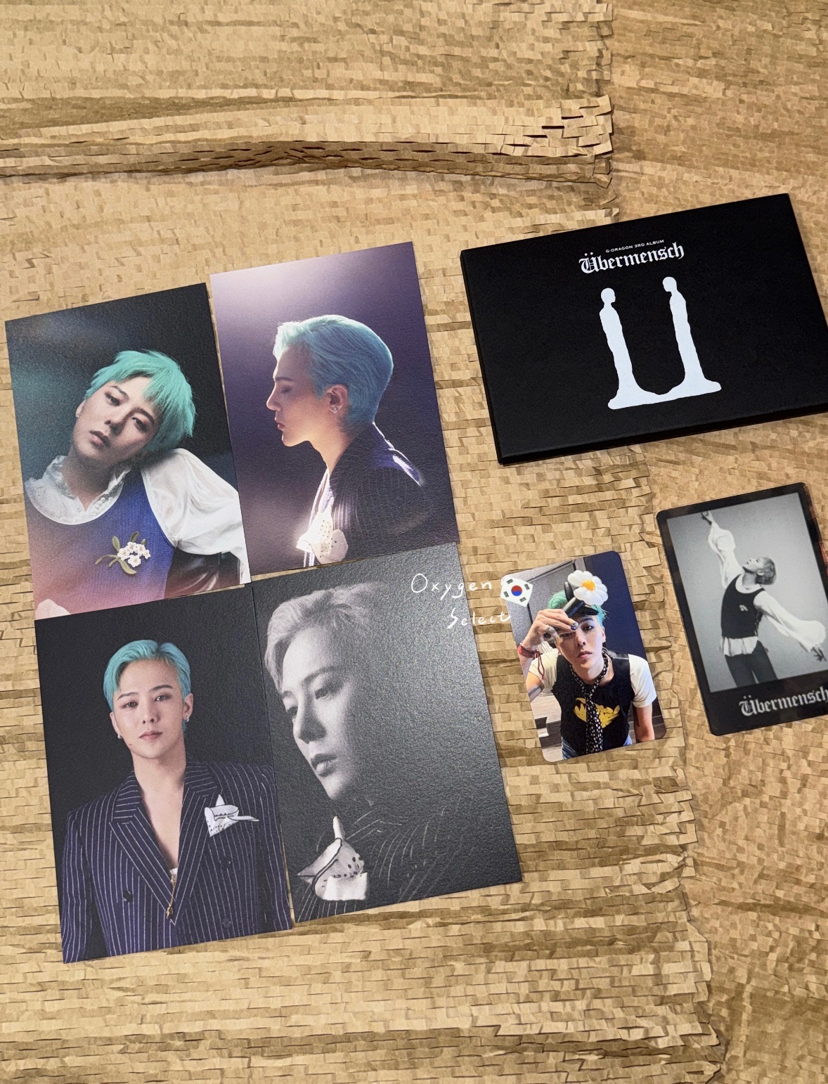 GD手燈小卡+展覽周邊明信片組