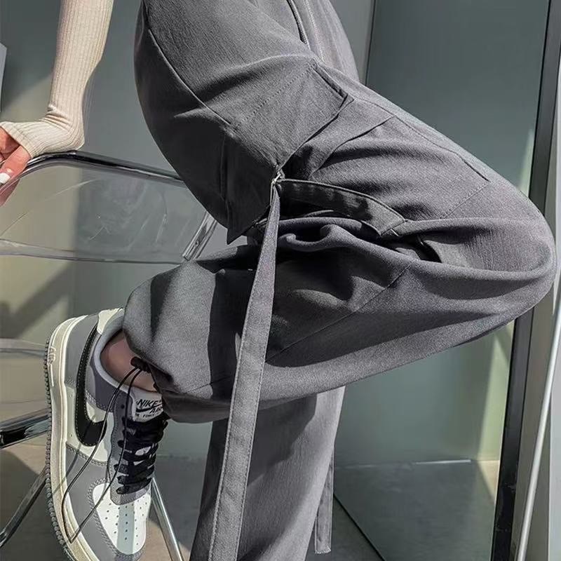 質感砂洗棉工裝褲 現貨+預購