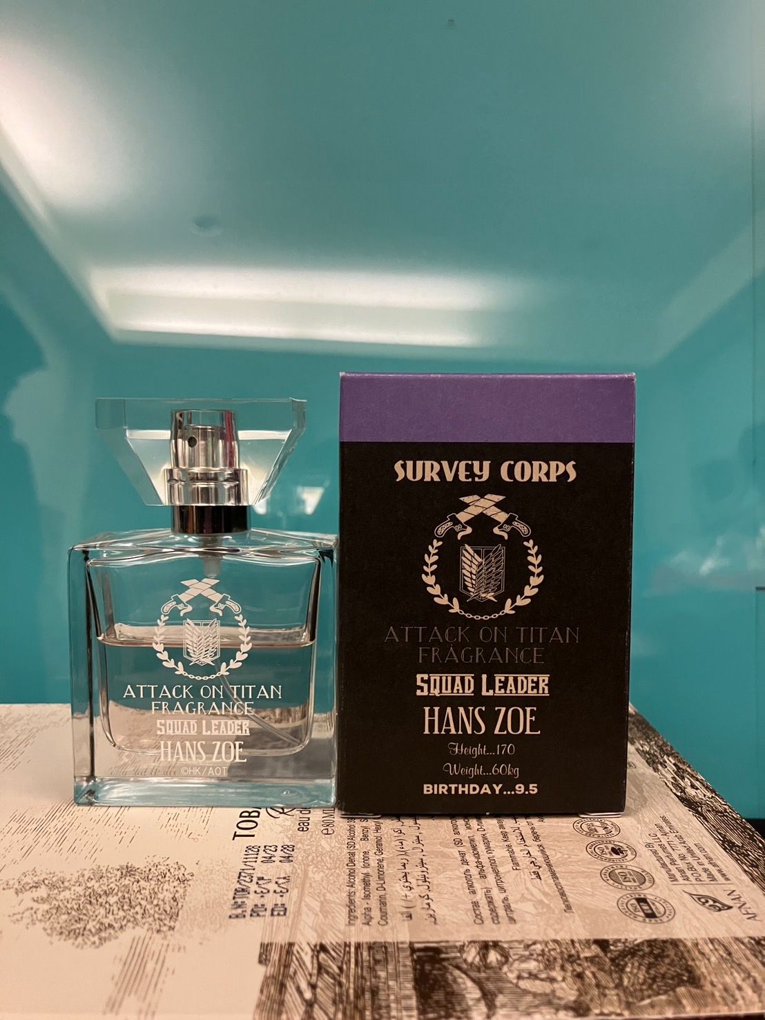 primaniacs 進擊的巨人 第一代 漢吉 香水 30ml/約五成滿