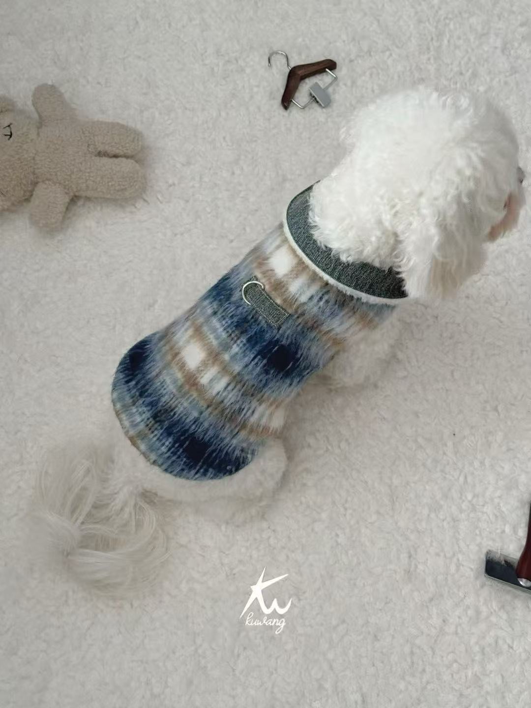 藍棕毛絨保暖衣 （1/7～1/14出貨）