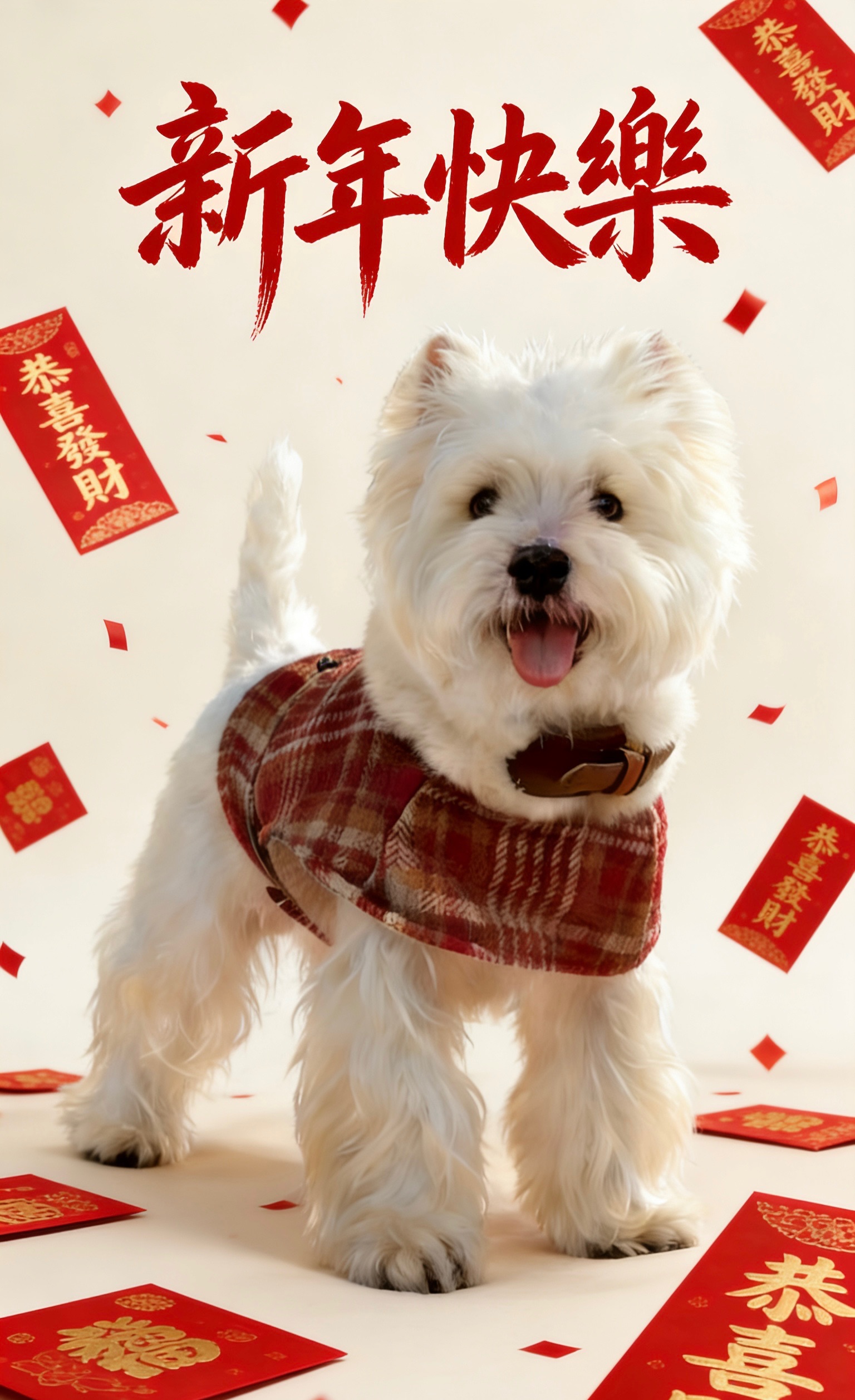 經典格紋保暖披風