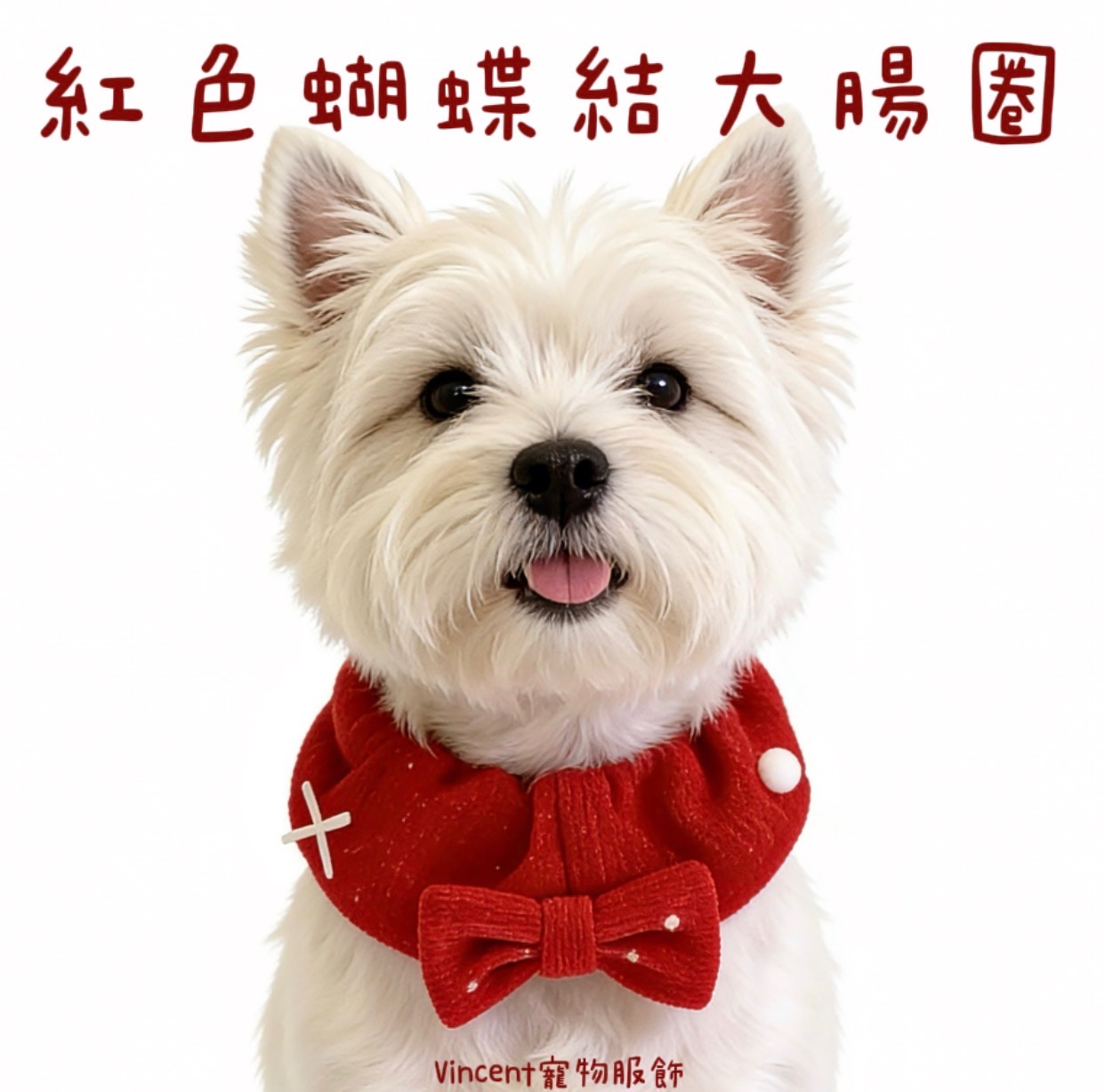 新年蝴蝶結大腸圈