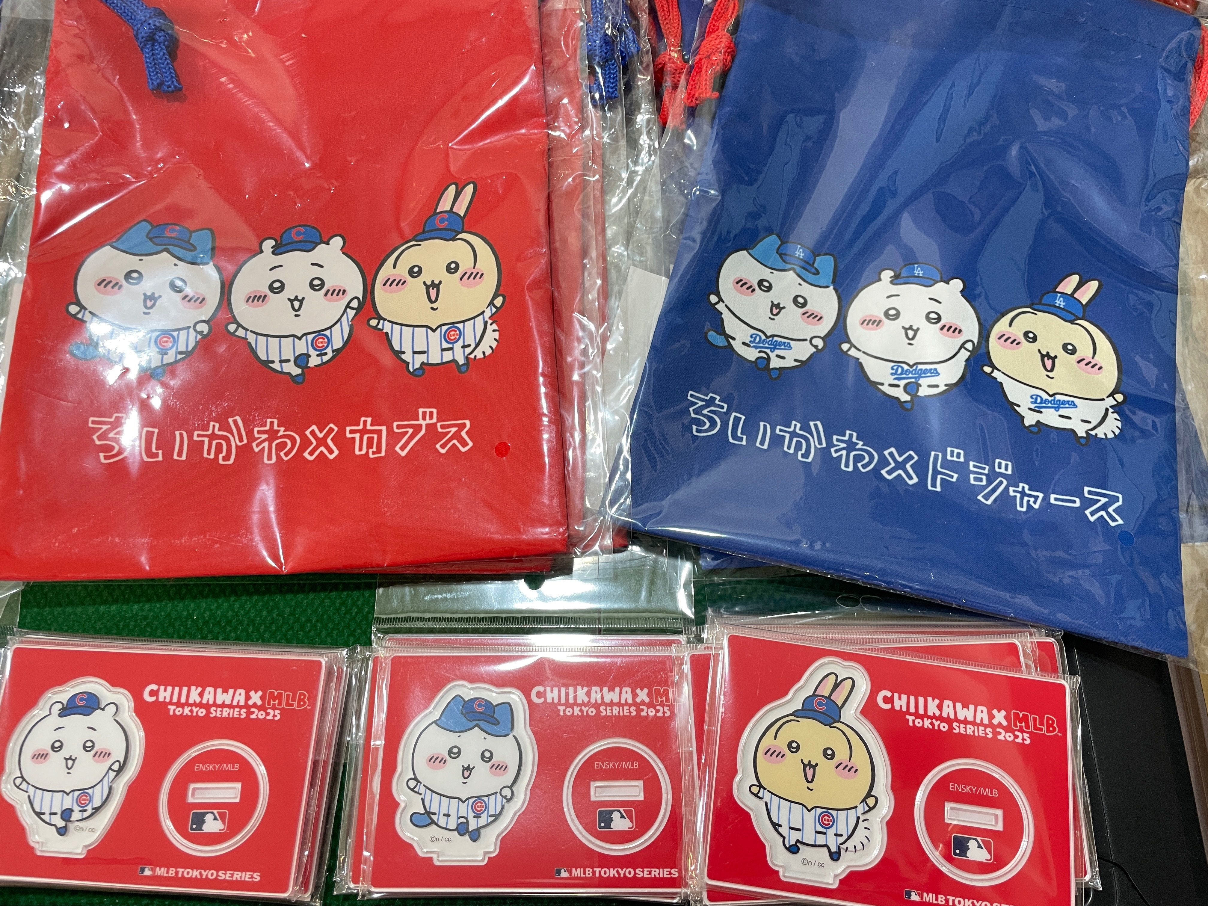 MLB 立牌、束口袋