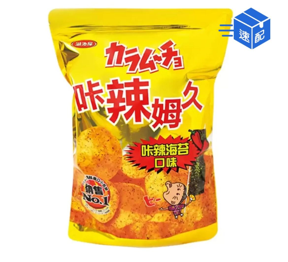 卡辣姆久 平切洋芋片卡辣海苔口味 500公克
