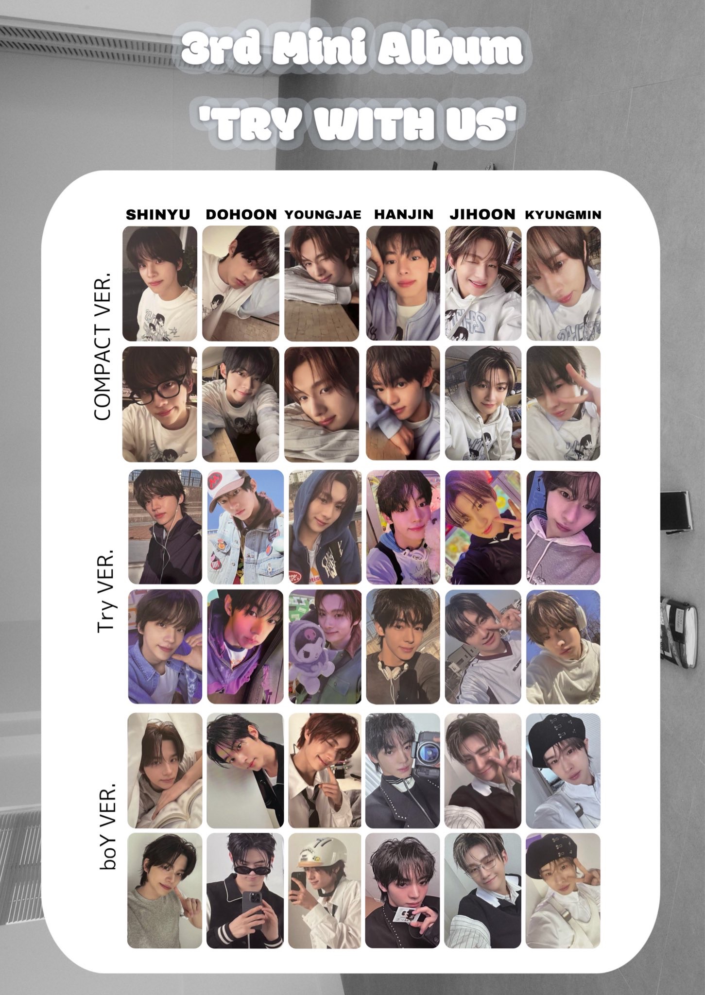 TRY WITH US餘量專卡（未包含單封）