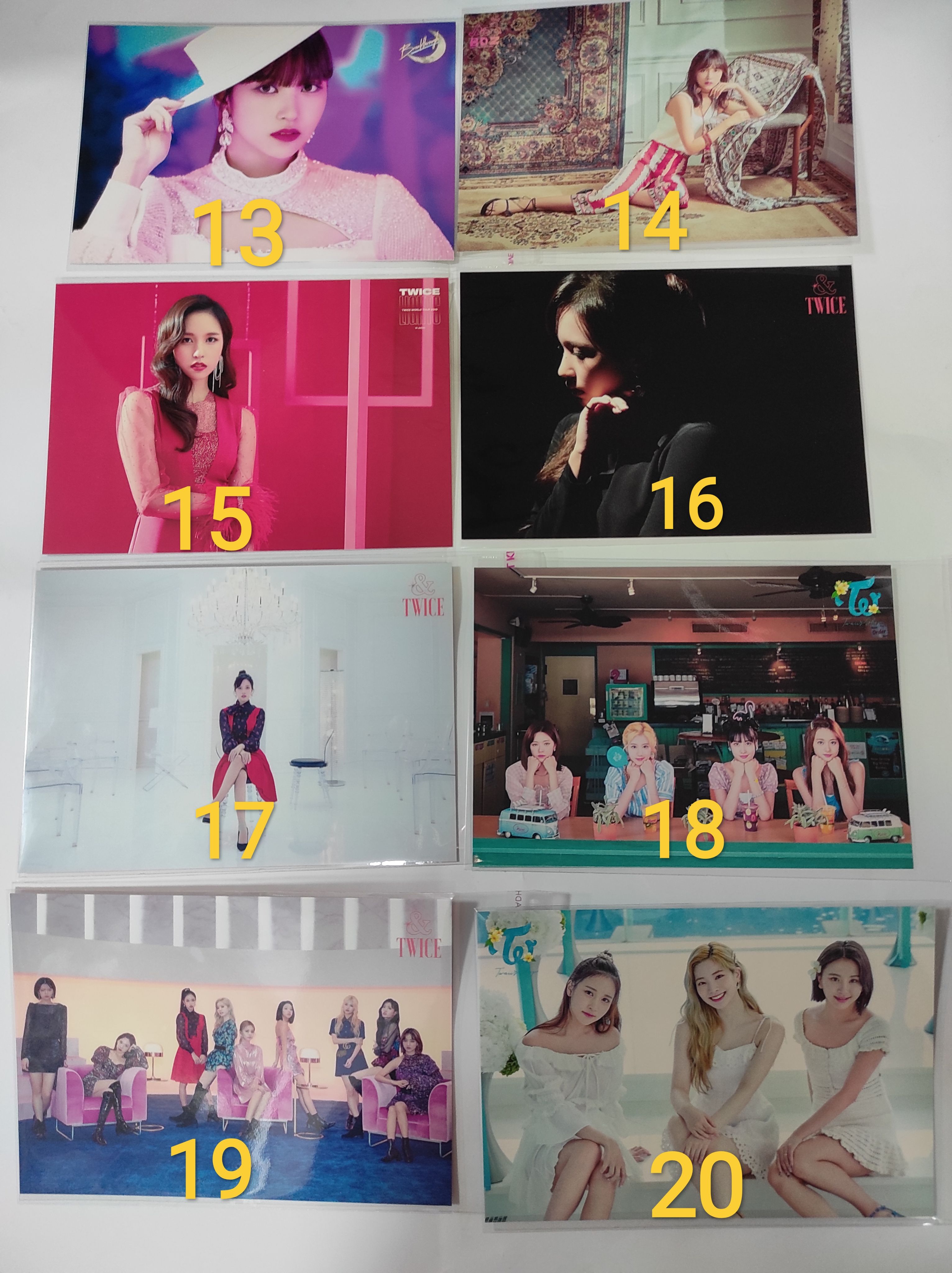 Mina、團體大卡 13-20 號