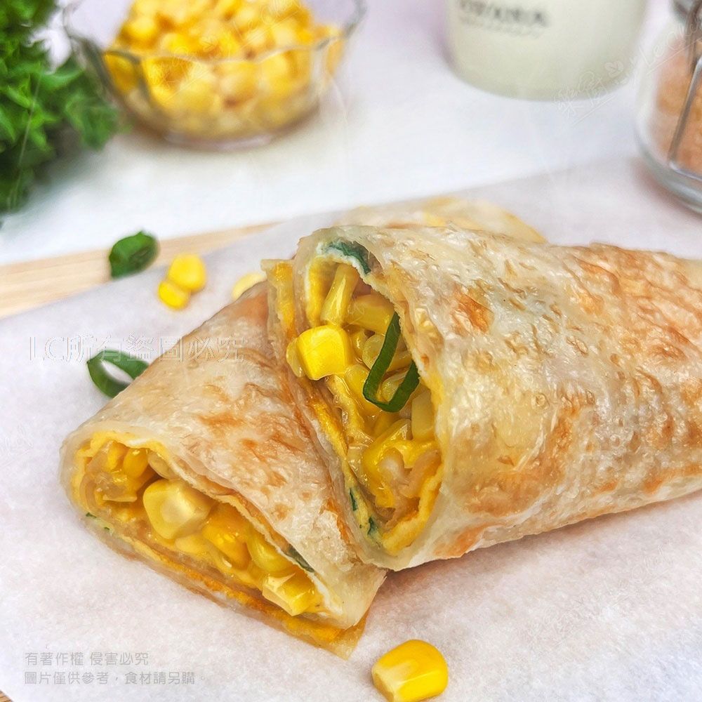 【樂廚】（冷凍）黃金蛋餅皮10片/包約630g