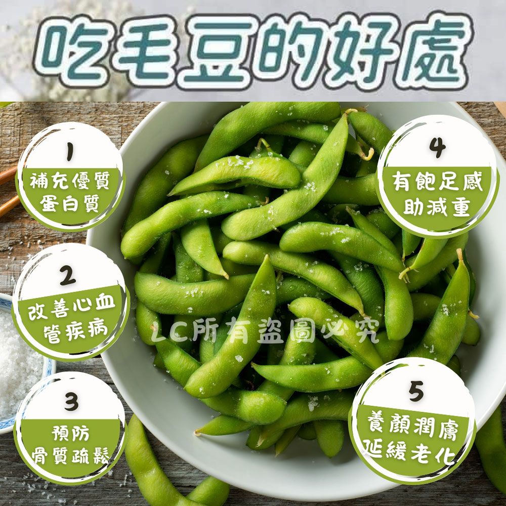 【樂廚】（冷凍）薄鹽毛豆莢1000g