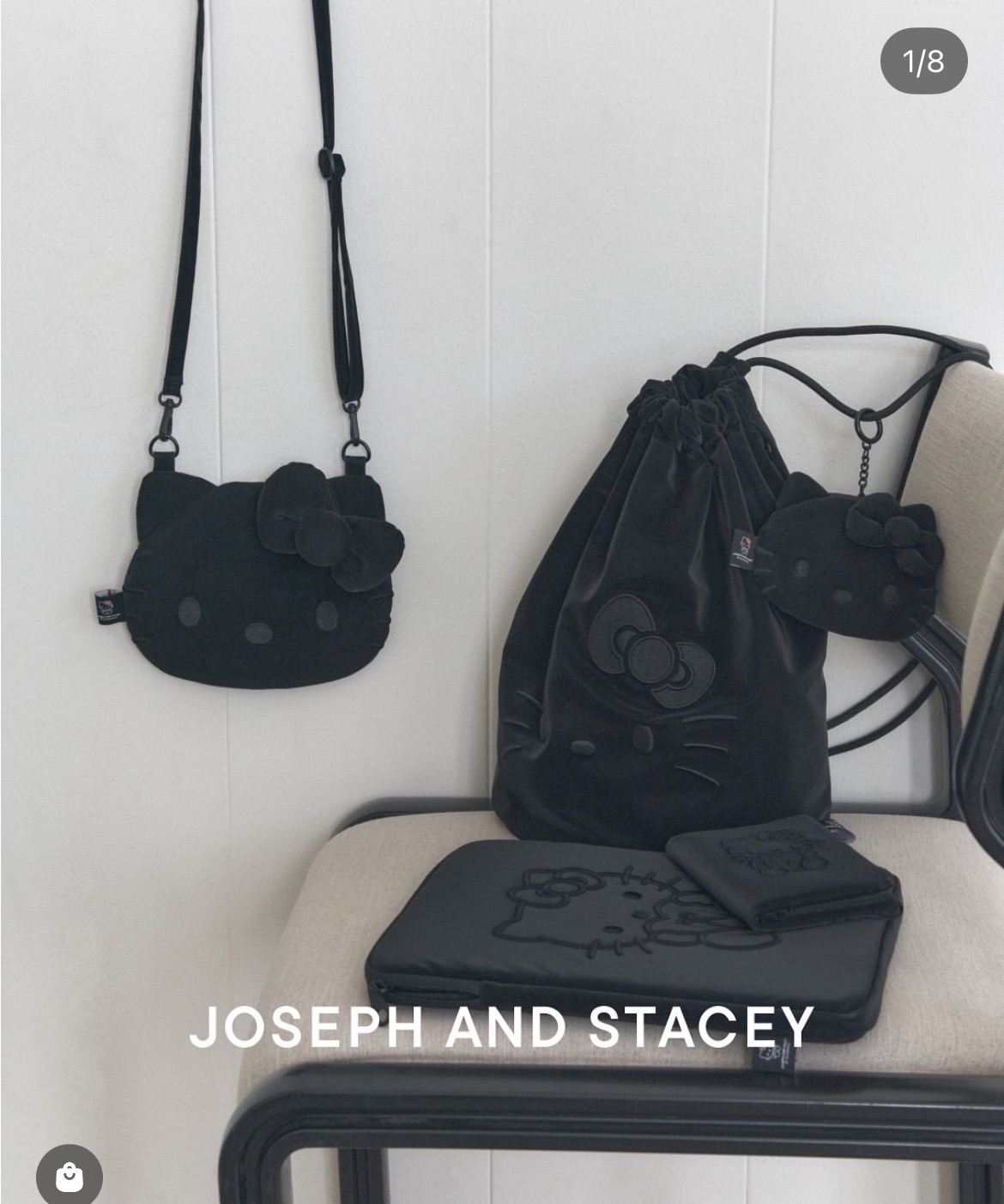 121202 團購不退換不取消預購  韓國kitty 斜背包 吊飾包 卡包